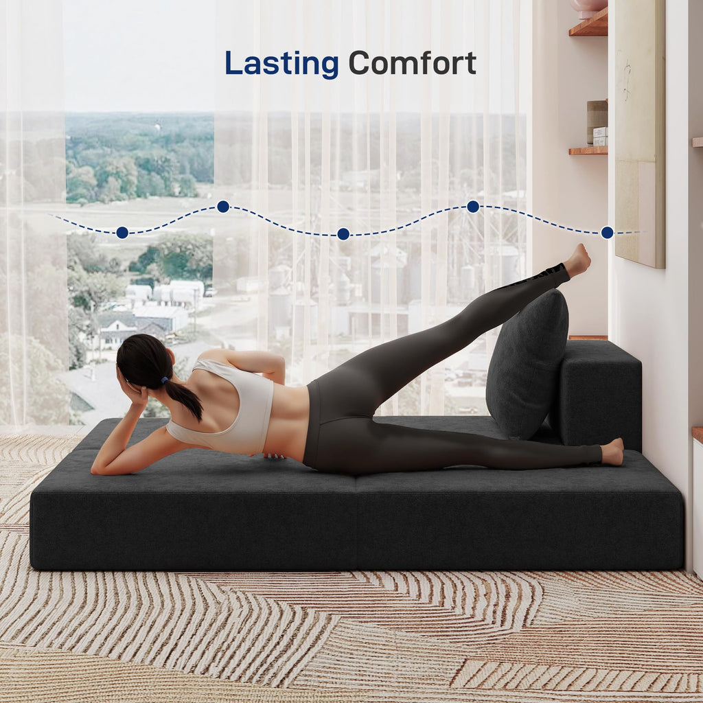 BUDGET PICKS - Living&Giving 128" U-Shaped Cloud Sectional Couch