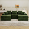BUDGET PICKS - Living&Giving 128" U-Shaped Cloud Sectional Couch