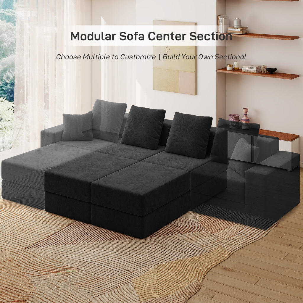 BUDGET PICKS - Living&Giving 128" U-Shaped Cloud Sectional Couch