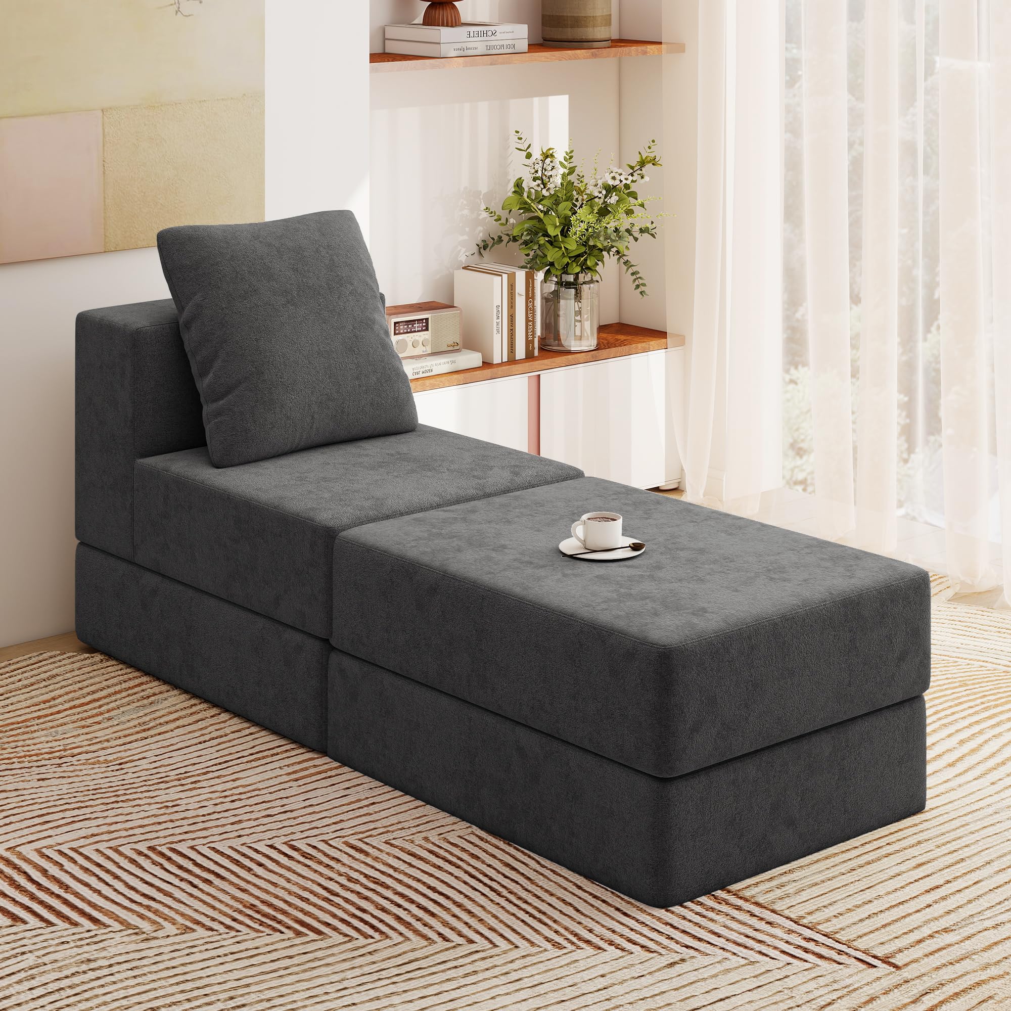 BUDGET PICKS - Living&Giving 128" U-Shaped Cloud Sectional Couch