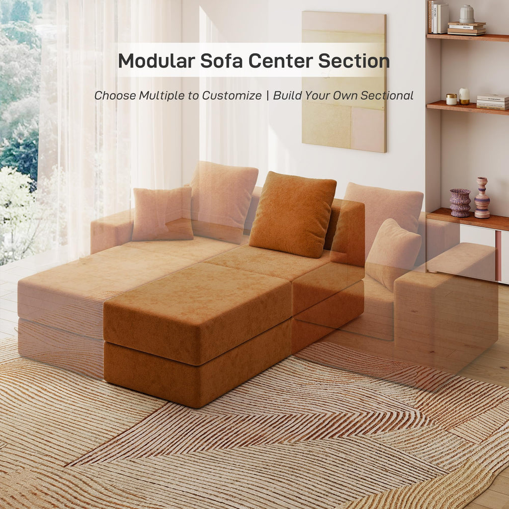 BUDGET PICKS - Living&Giving 128" U-Shaped Cloud Sectional Couch
