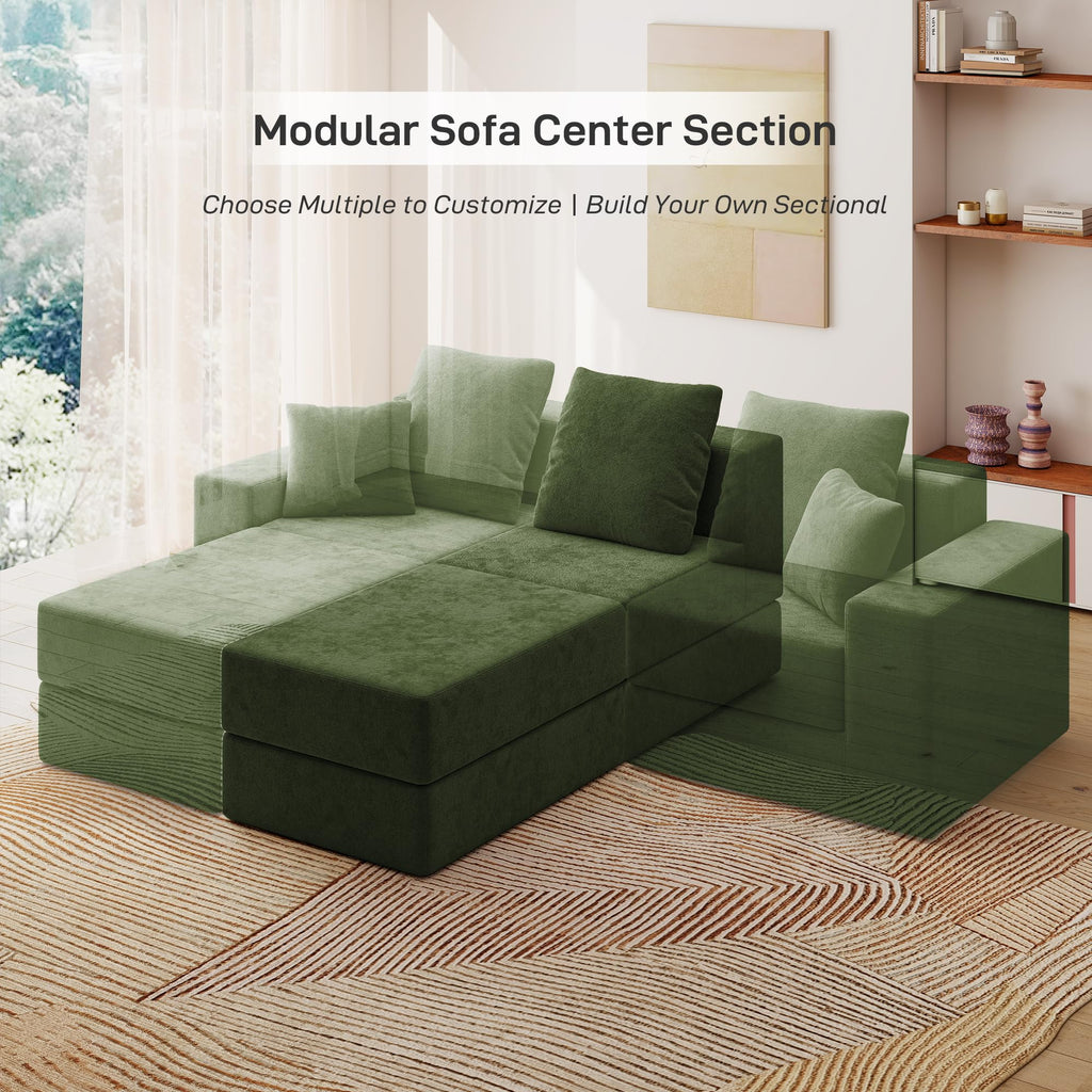 BUDGET PICKS - Living&Giving 128" U-Shaped Cloud Sectional Couch