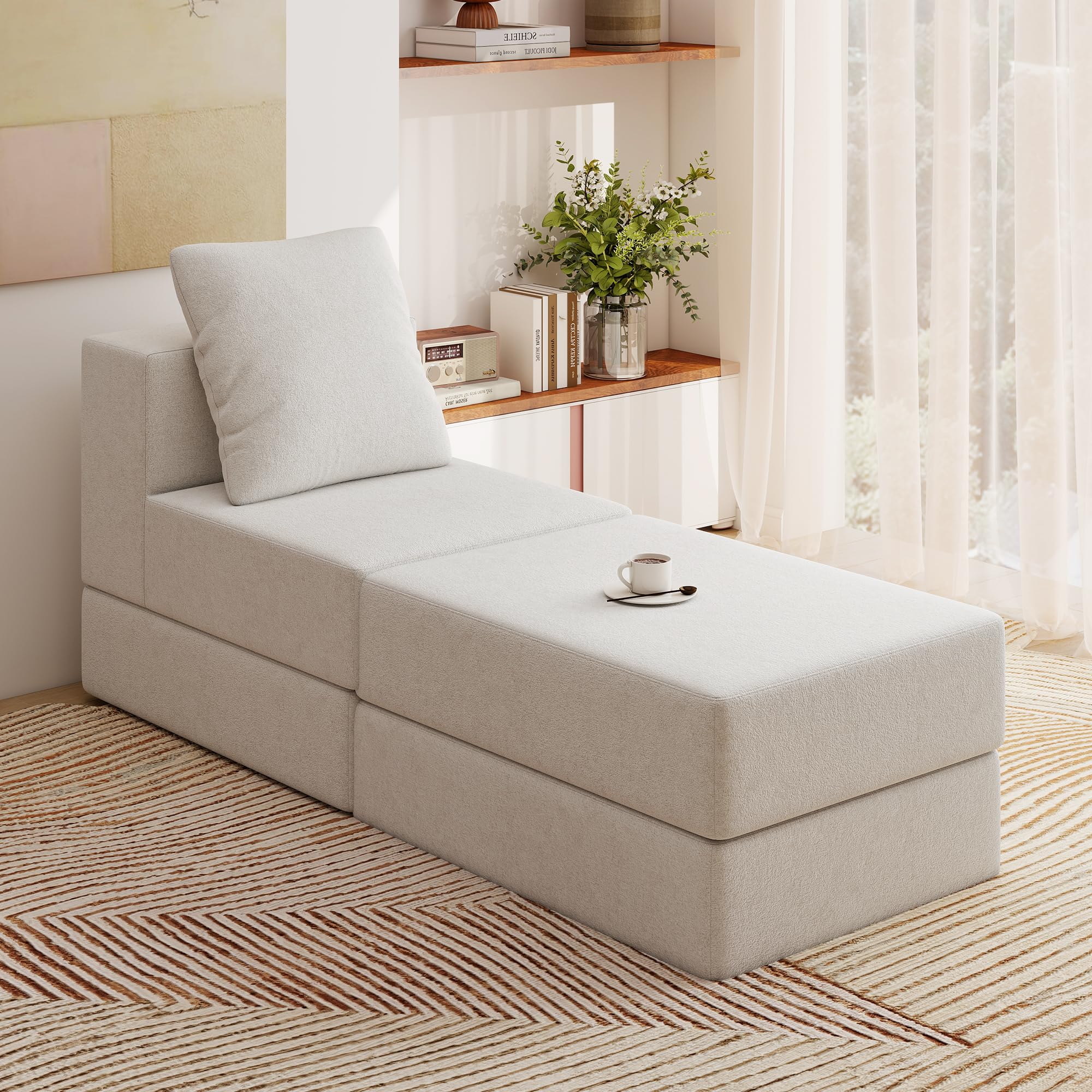 BUDGET PICKS - Living&Giving 128" U-Shaped Cloud Sectional Couch